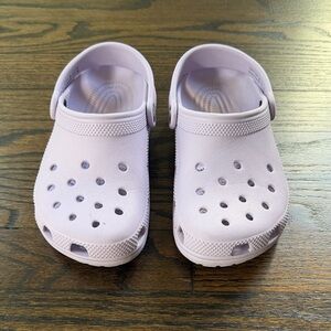Kids Lavender Crocs